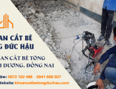 Dịch vụ khoan cắt, đập phá bê tông uy tín giá rẻ tại Bình Dương, Đồng Nai