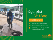 Dịch vụ đục phá bê tông Đồng Nai trọn gói chuyên nghiệp tại Đức Hậu