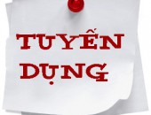 TUYỂN DỤNG CÔNG NHÂN