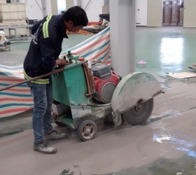 cắt đục nền nhà xưởng tại thành phố mới bình dương