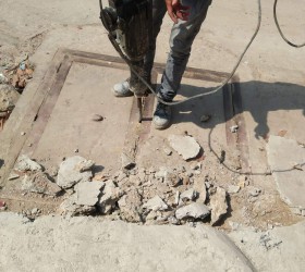 ĐỤC PHÁ BÊ TÔNG VỈA HÈ TẠI LONG AN