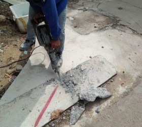 CẮT ĐỤC BÓ VỈA HÈ TẠI BIÊN HÒA ĐỒNG NAI