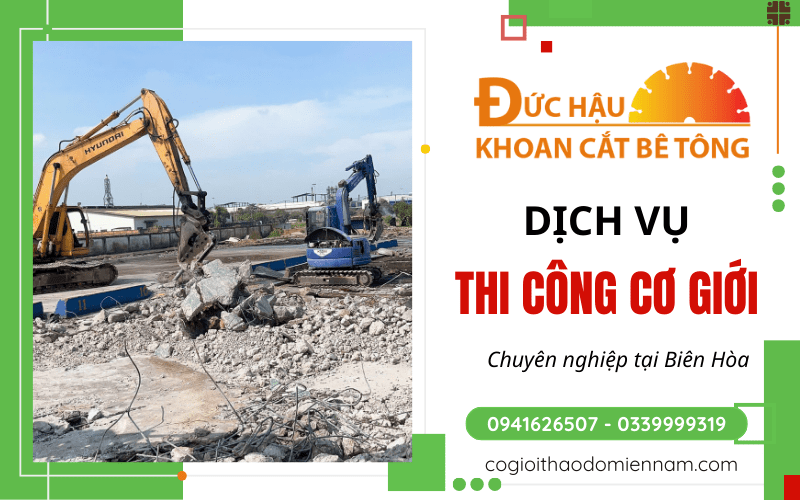 thi công cơ giới Biên Hòa