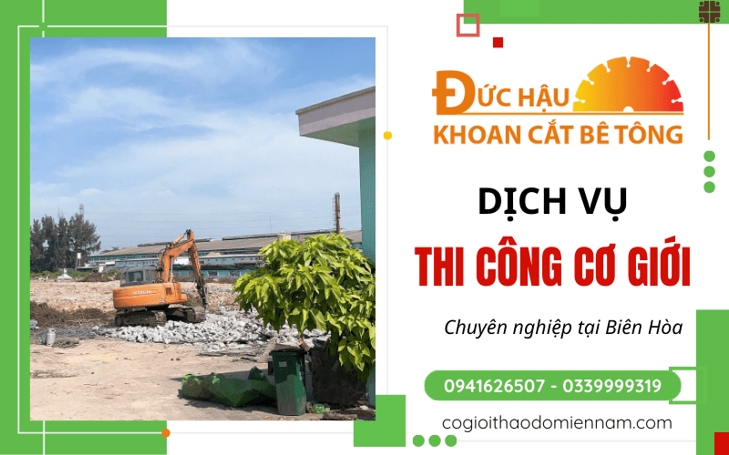 thi công cơ giới Biên Hòa