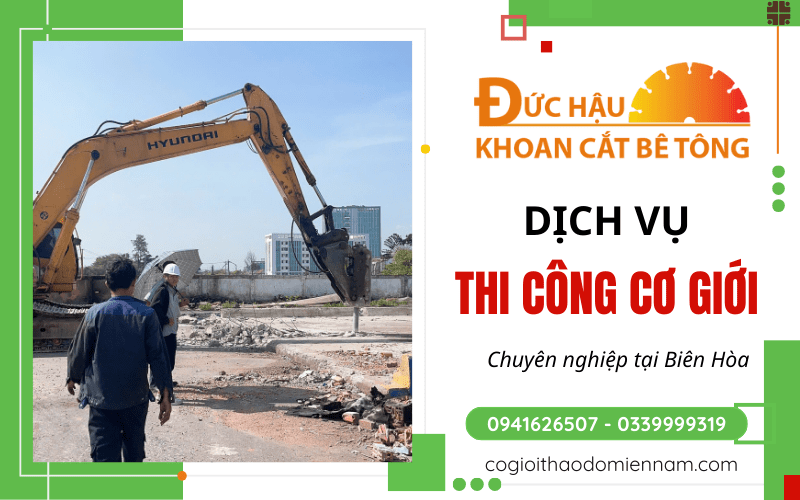 thi công cơ giới Biên Hòa
