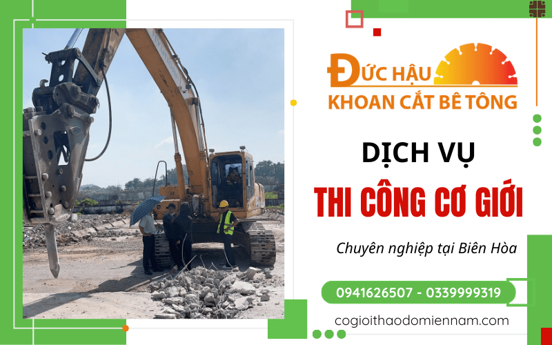 thi công cơ giới Biên Hòa